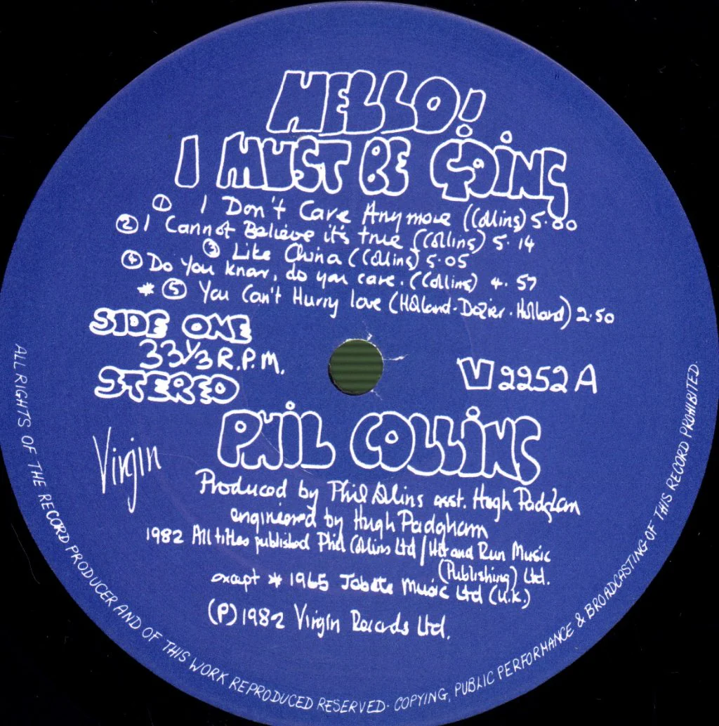 Phil Collins - Hello I Must Be Going - Lp - Image 3