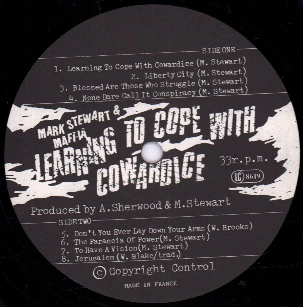 Mark Stewart And The Maffia - Learning To Cope With Cowardice - Lp - Image 3