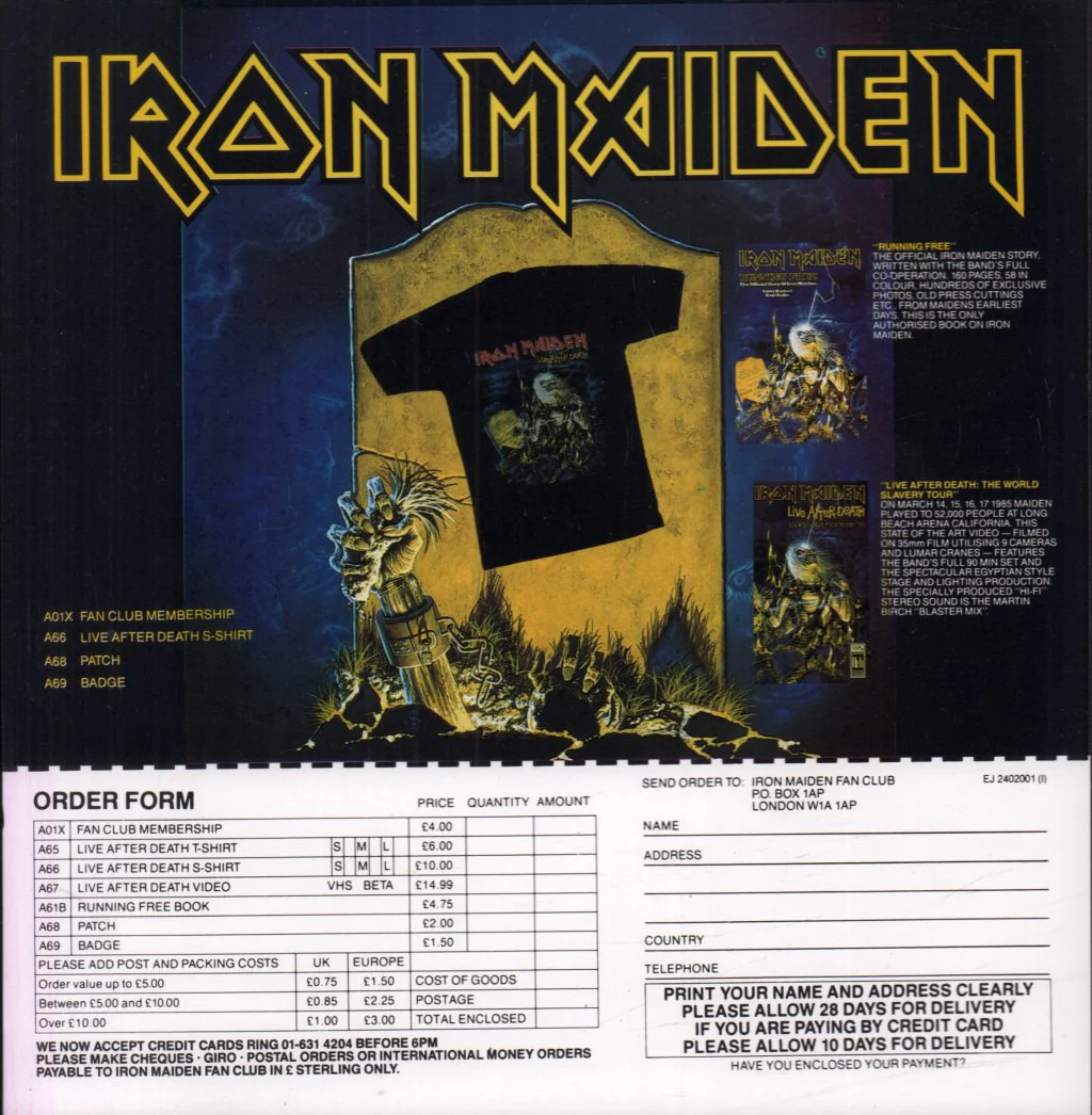 Iron Maiden - Live After Death - Double Lp - Image 3