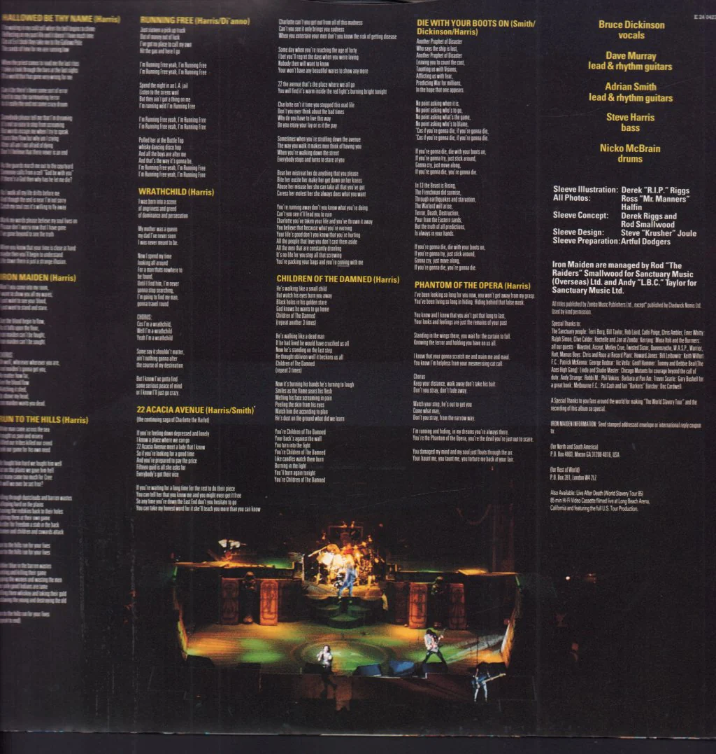 Iron Maiden - Live After Death - Double Lp - Image 6