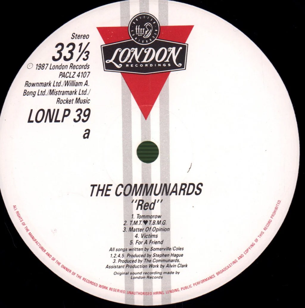 Communards - Red - Lp - Image 3