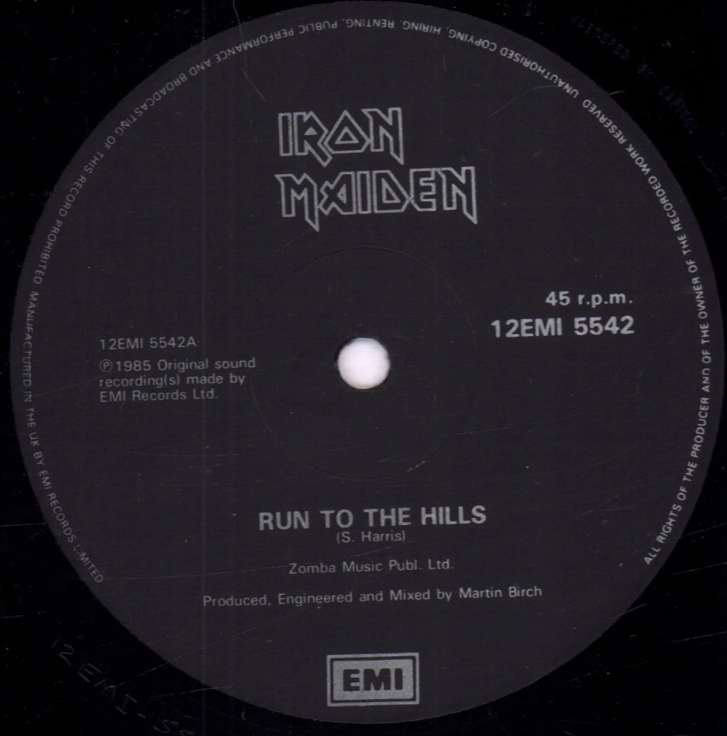 Iron Maiden - Run To The Hills - 12 Inch - Image 3