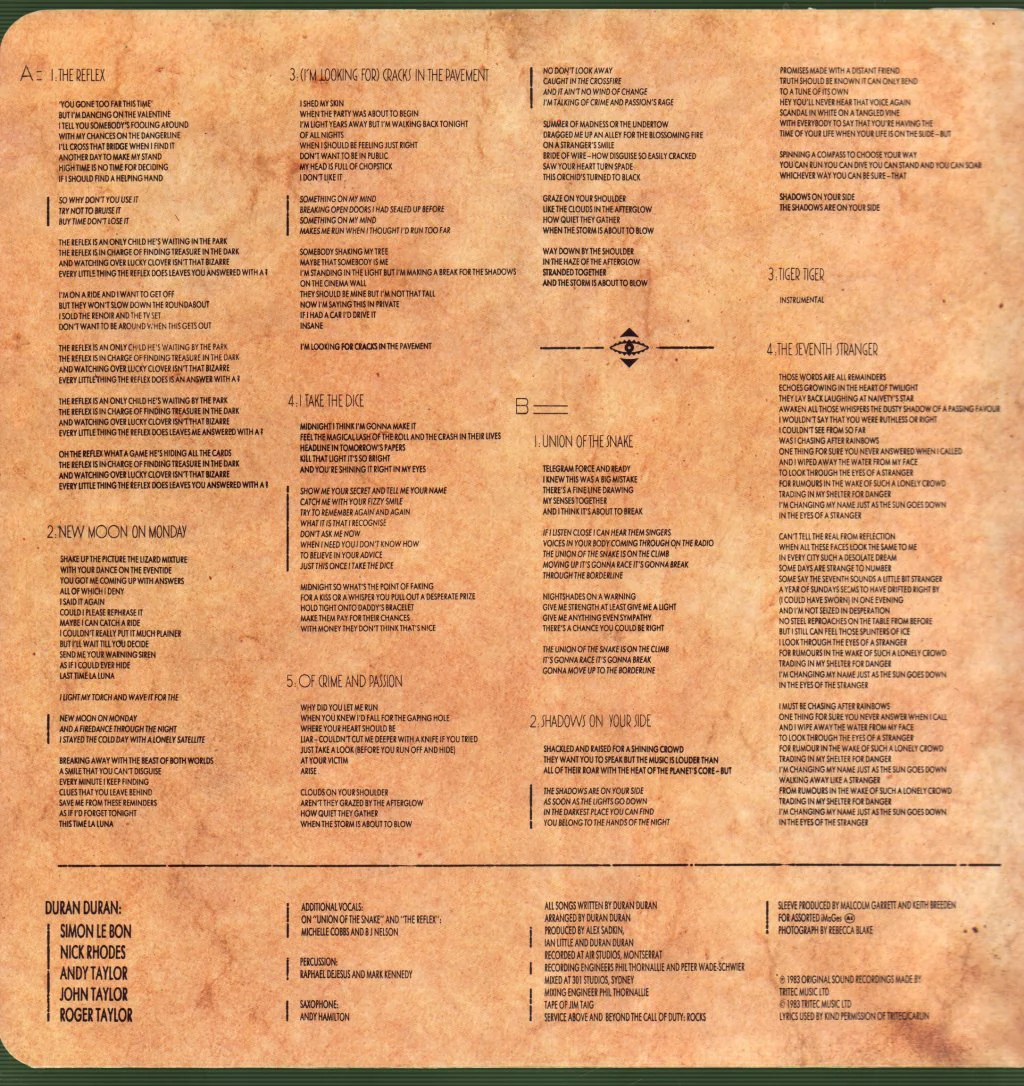 Duran Duran - Seven And The Ragged Tiger - Lp - Image 5