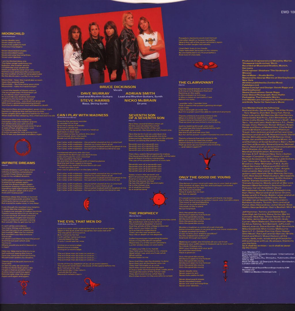 Iron Maiden - Seventh Son Of A Seventh Son - Lp - Image 3