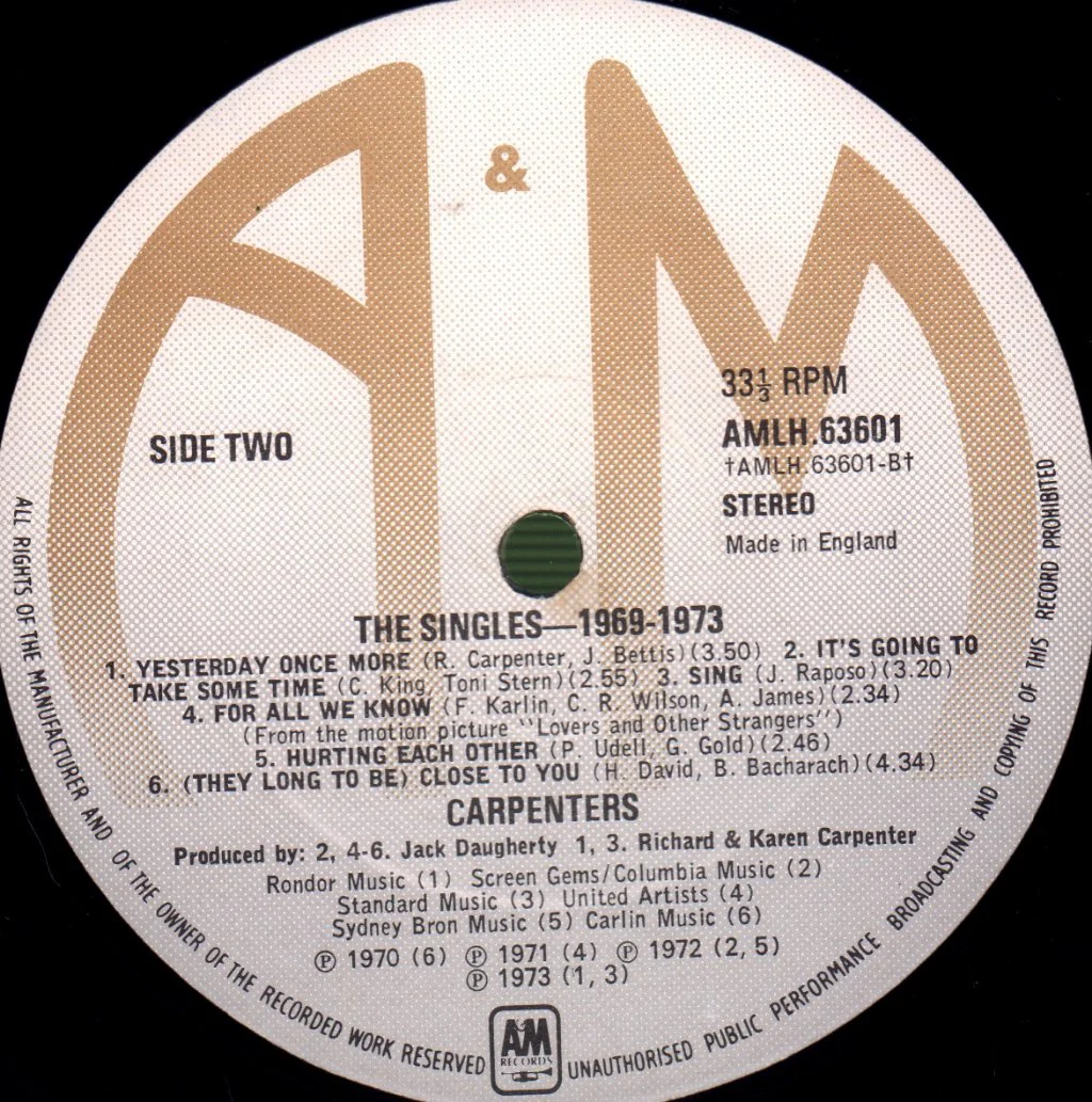 Carpenters - Singles 1969-1973 - Lp - Image 4