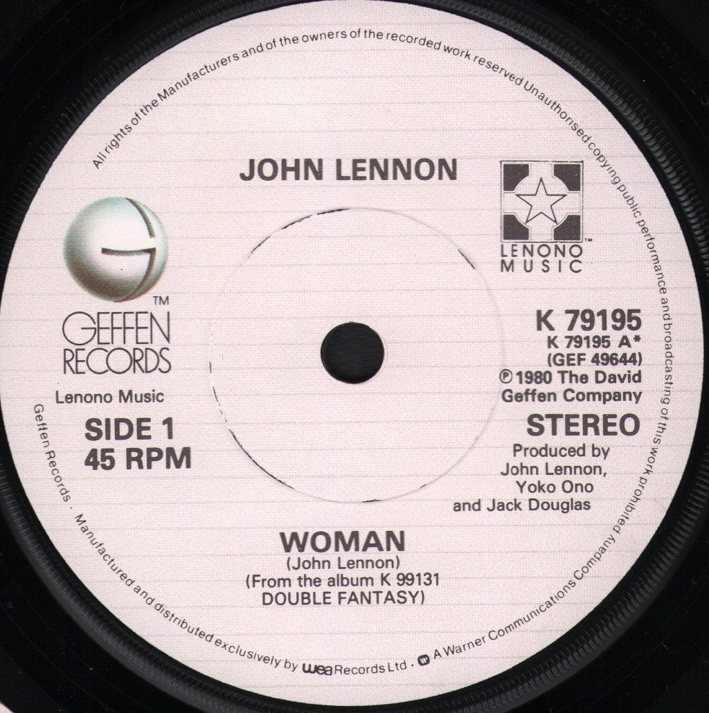 John Lennon - Woman - 7 Inch - Image 3